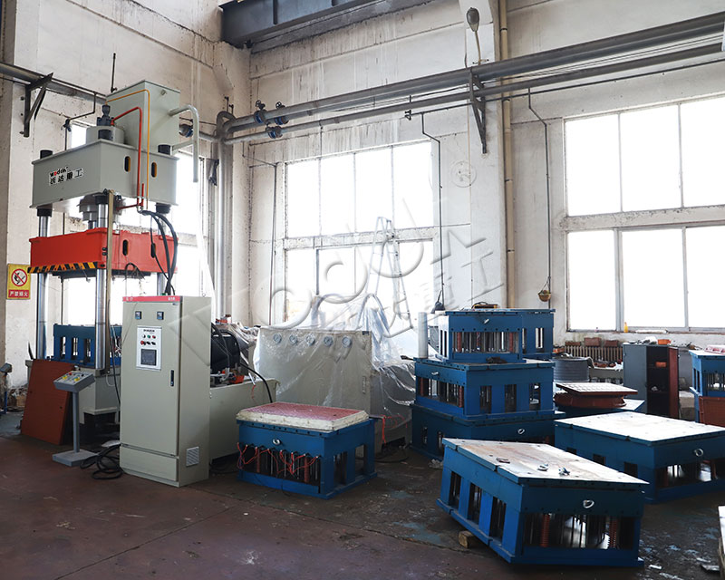 無機復合電纜溝蓋板成型液壓機