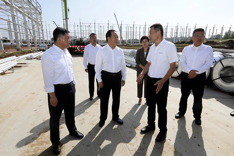 市委書(shū)記王廣部一行現(xiàn)場(chǎng)視察指導(dǎo)工作